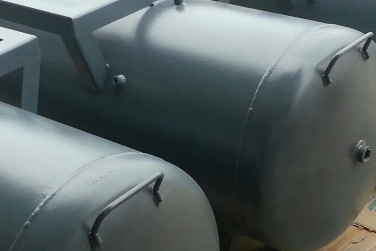 Compressor tank coating